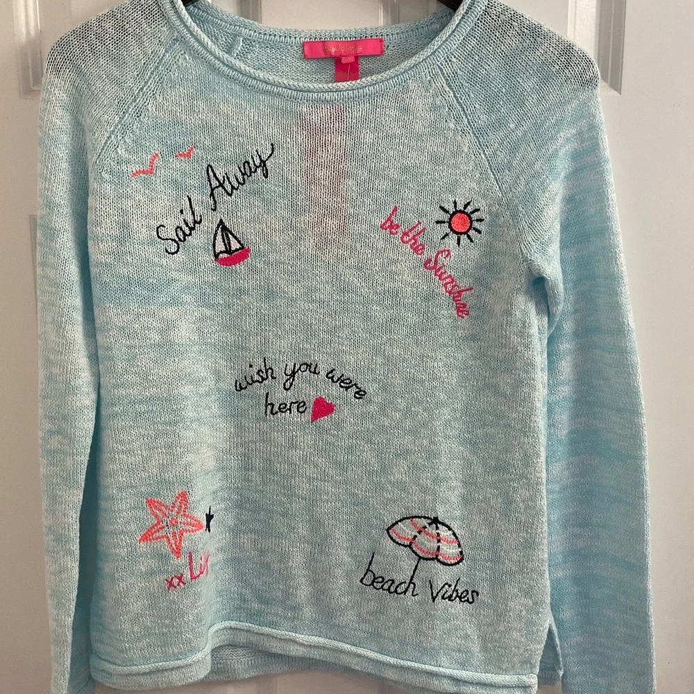 Lilly Pulitzer Sailaway Celebration Sweater - NWT - Size XS - Picture 3 of 11